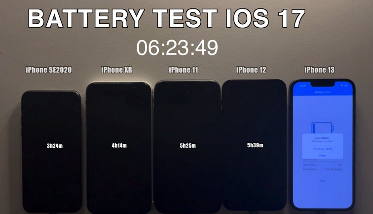 iOS 17正式版续航崩了？iOS17和iOS16续航对比实测！  第5张