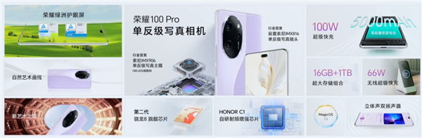 3399元起 荣耀100 Pro发布：首发索尼双单反级写真镜头  第22张