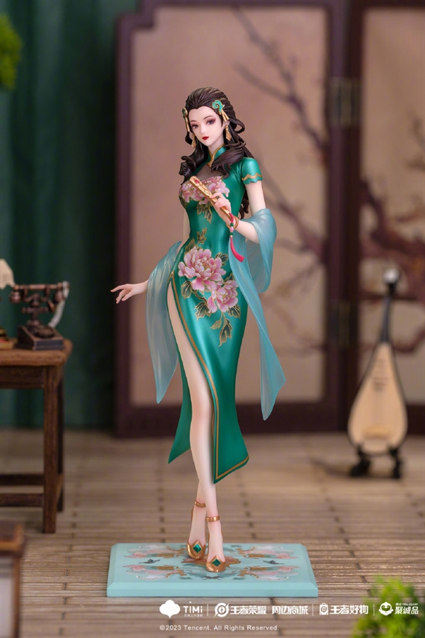 199元 《王者荣耀》“四大美女”旗袍手办开售：3D打印 高精模具超逼真  第5张