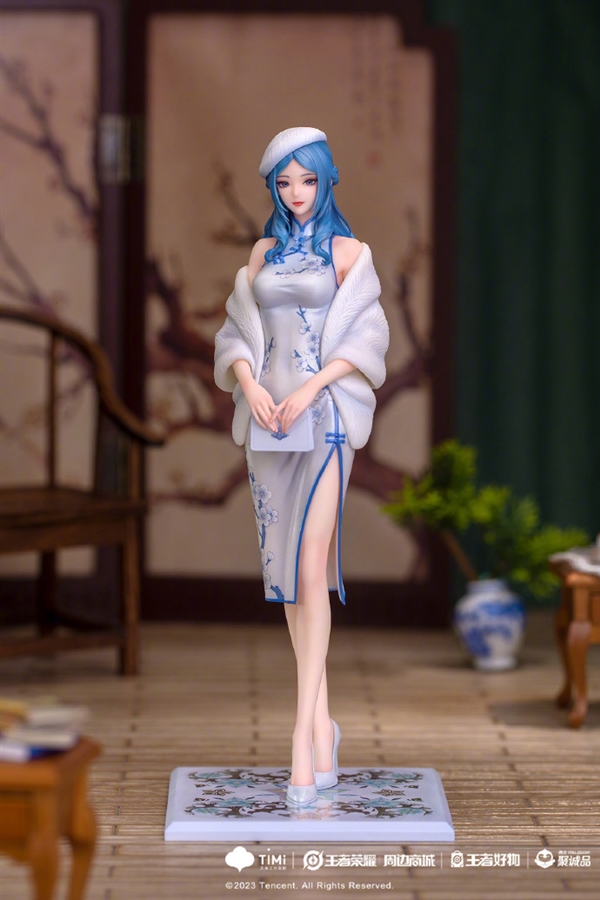 199元 《王者荣耀》“四大美女”旗袍手办开售：3D打印 高精模具超逼真  第3张