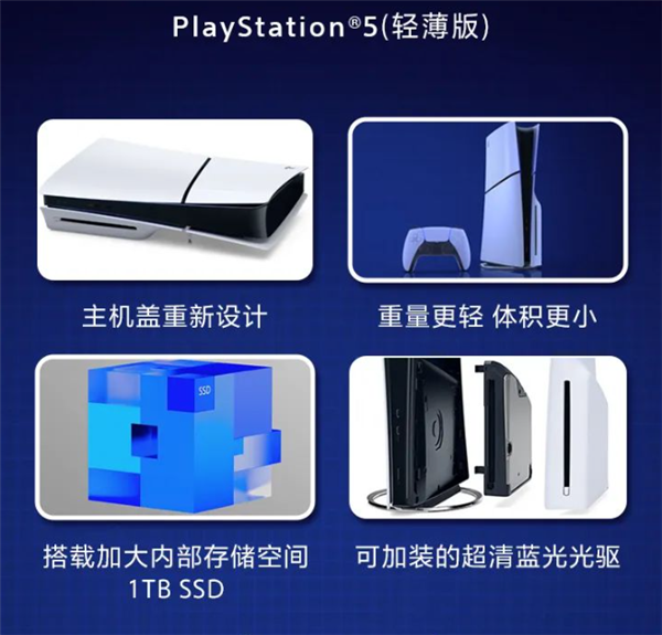 光驱可拆超方便！索尼PS5轻薄版国行开售：2999元起 限购2台  第4张