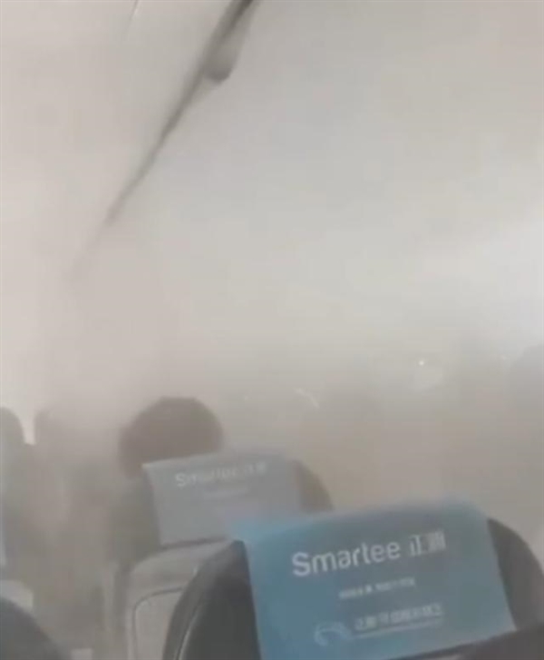 印度一客机飞行途中机舱漏水：有人淡定观望、有人呼呼大睡  第2张