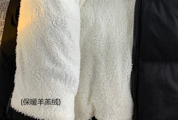 冬天必备：疯庞克纯色羊羔绒棉服79元抄底  第3张