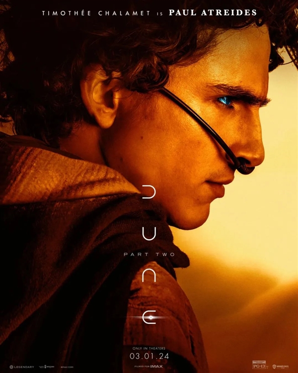 好莱坞科幻巨制！《沙丘2》新海报发布：明年3月1日上映  第3张