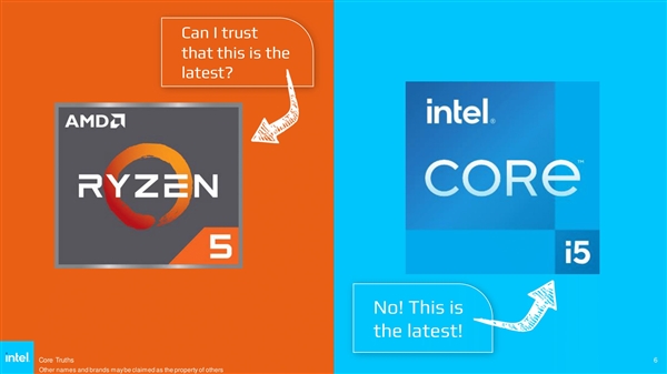Intel无情嘲讽AMD：锐龙7000居然还在用Zen2老架构  第3张