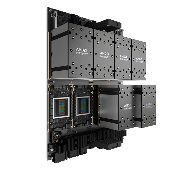 AMD MI300加速器官方、真机美图：八路并行 堪称艺术品  第6张