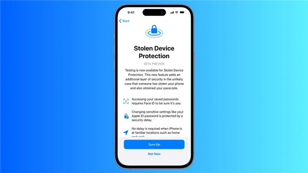 新增“失窃设备保护”：苹果发布iOS 17.3测试版本