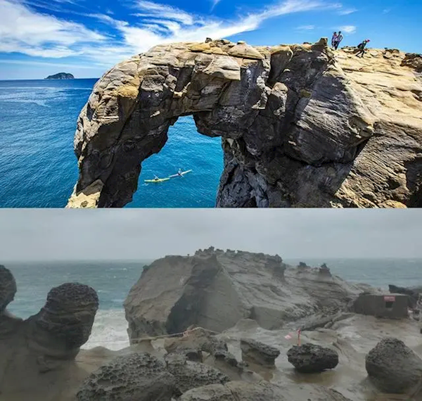 我国台湾知名景点象鼻岩“象鼻”断裂坠海：本以为能撑上千年