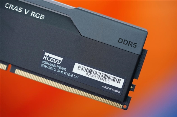 疾速7600MT/s！KELVV科赋CRAS V RGB DDR5内存图赏  第7张
