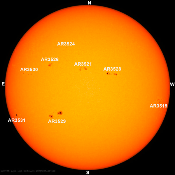 太阳表面惊现庞大黑子群：最大的能塞进去3个地球  第3张