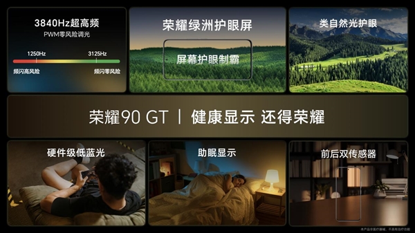 荣耀90 GT正式发布：超凡帧画引擎、超低延迟触控、护眼好屏，2599元起  第7张