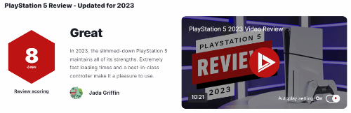 新版PS5 IGN 8分：在2023年依旧保持优势 体验一流  第1张
