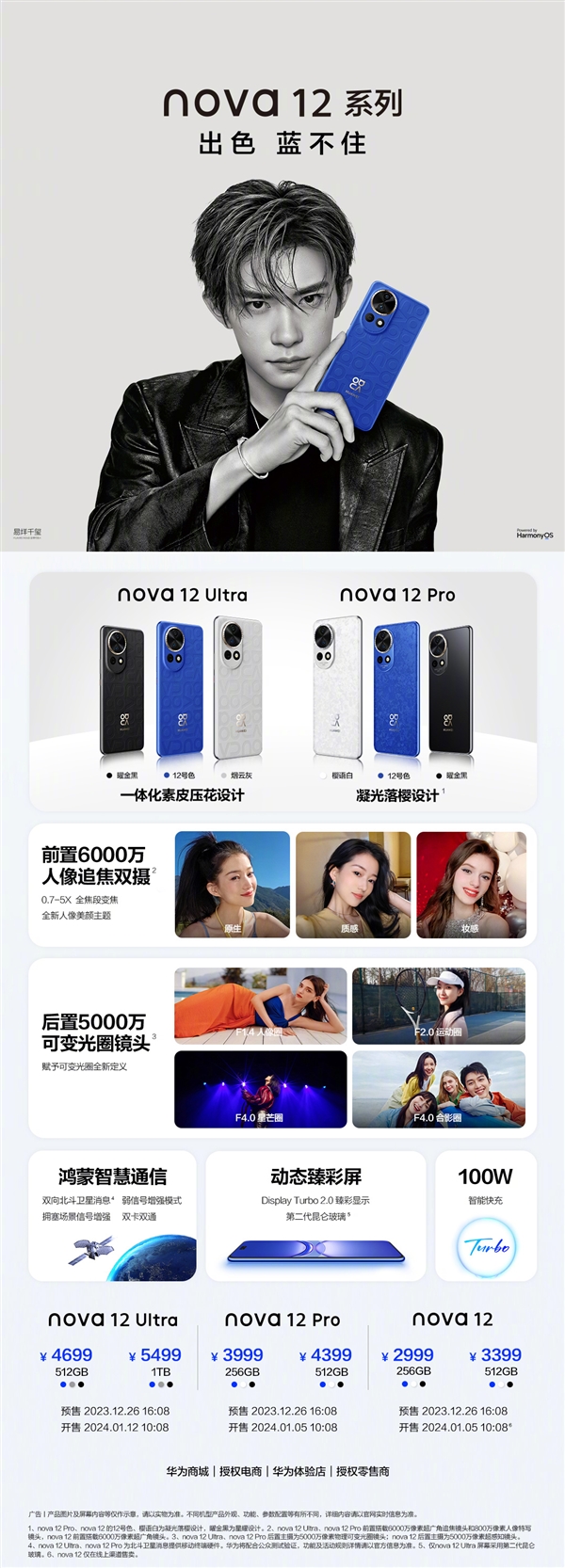 华为nova 12系列价格汇总：2999元起  第2张