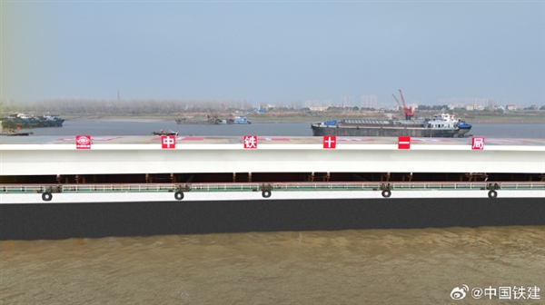 全国首创！广阳湾大桥完成100米钢箱梁总体起吊安装  第2张