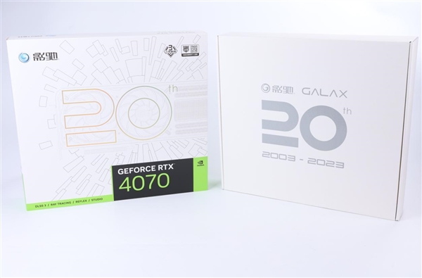 请查收2024年第一份礼物—影驰20周年 GeForce RTX 4070纪念版显卡评测  第2张