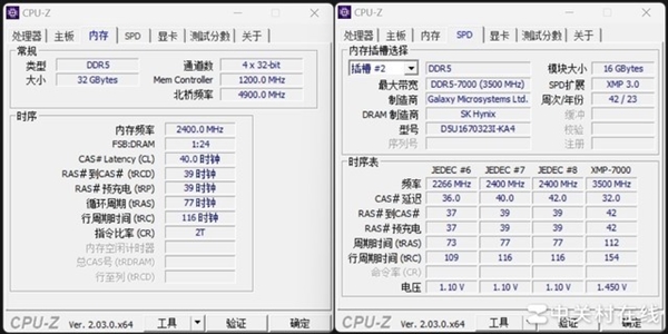 影驰名人堂HOF Pro DDR5-7000内存上手：狂超8266MT/s  第7张