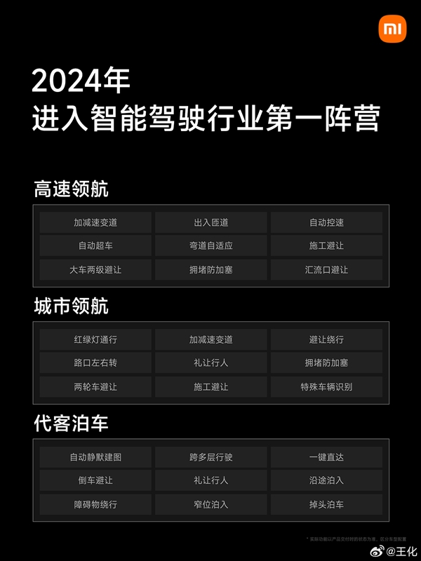 雷军：小米汽车2024年进入智能驾驶第一梯队  第3张