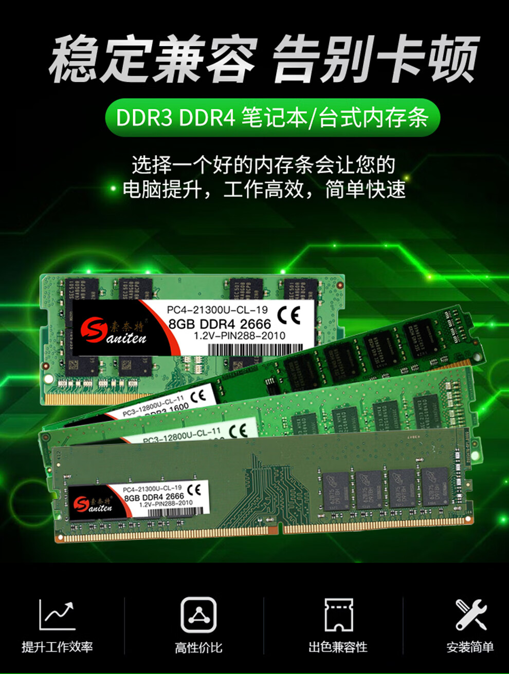 DDR3 1300 vs DDR4 1600：内存大对决，速度与效率谁更胜一筹？  第4张