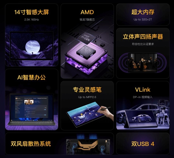 铭凡V3官宣：全球首款AMD AI三合一平板电脑  第4张
