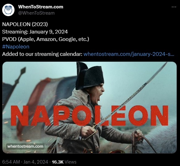 《拿破仑》下周上线  第1张