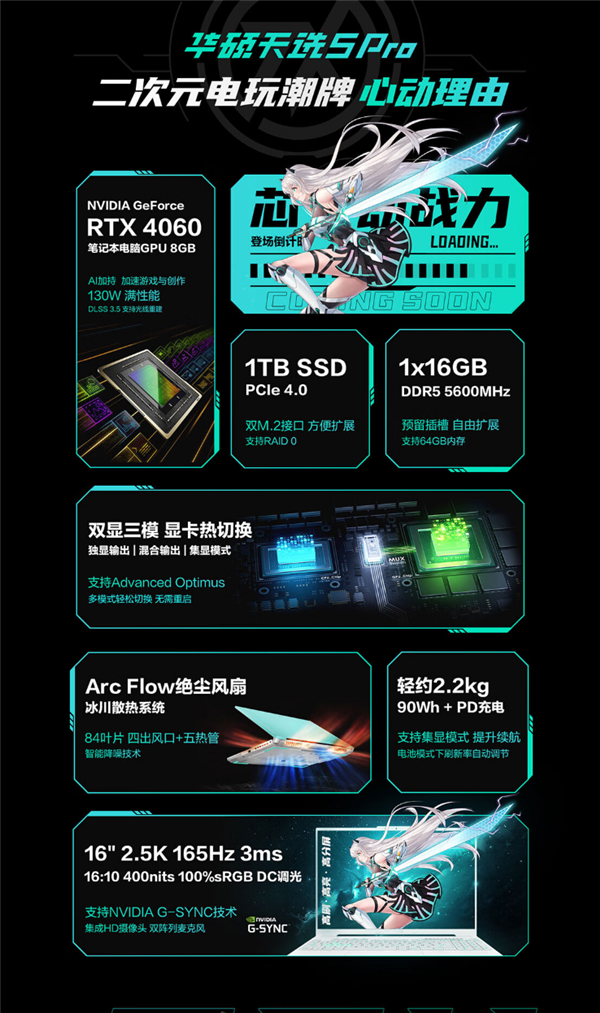 8499元起！华硕天选5 Pro价格公布：i9-13980HX+RTX 4060  第2张