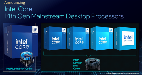Intel发布桌面14代酷睿全家：5.8GHz 24核心只要65W、性能猛增37％
