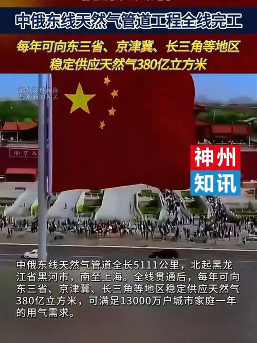 中俄东线天然气管道今日全线贯通，年输气能力提至380亿立方米，构建能源输送大动脉  第5张