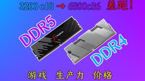 ddr4跟ddr5显卡 DDR4 与 DDR5 显卡：游戏领域的热议与差异解析  第3张