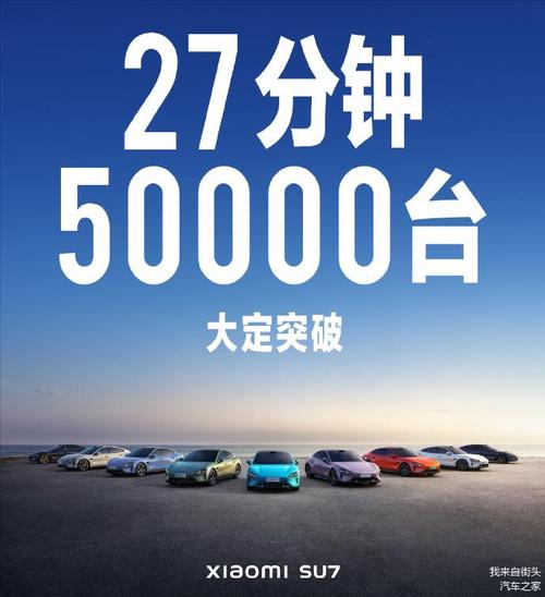 小米汽车2025年销量预测翻倍，SU7订单突破23万，市场热潮持续升温  第10张