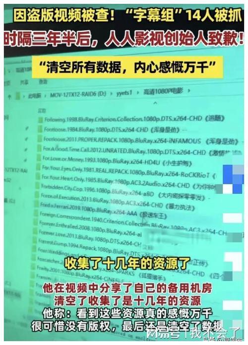 人人影视二十年数据开源：字幕文件、数据库、软件源码全公开，引发影视爱好者热议  第8张