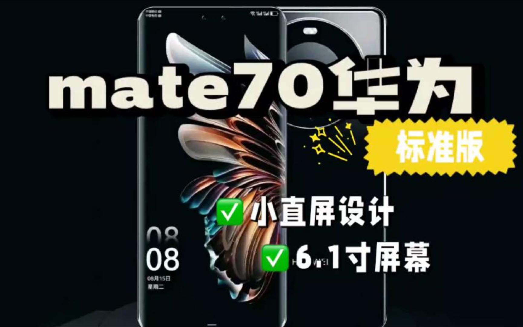 华为 Mate 70Pro 详细参数曝光，屏幕、摄影、电池、操作系统全面升级  第2张