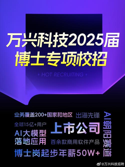 万兴科技2025届校招补录开启，年薪30W+岗位等你来抢  第6张