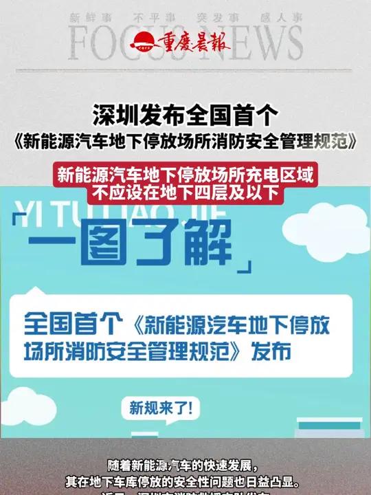 新能源汽车地下停放场所消防安全管理规范实施，充电桩安全问题成焦点