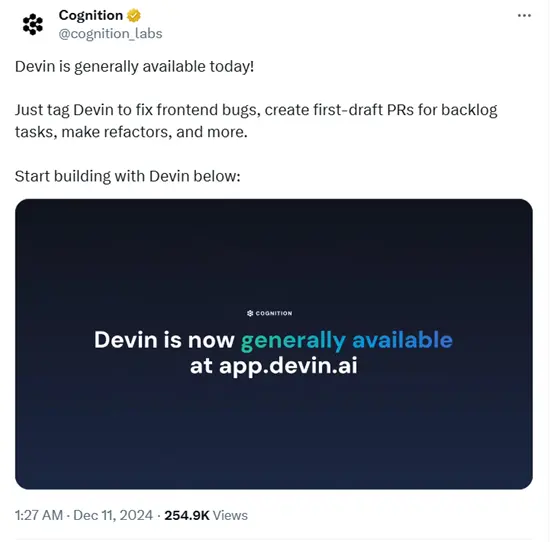 Devin AI程序员月费高达3624元，网友热议：小团队和个人如何承受？