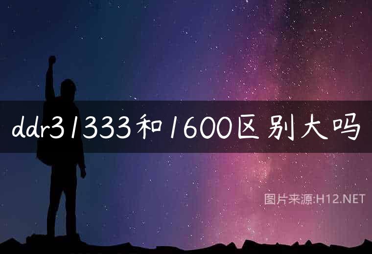 DDR31600 与 DDR31333 的抉择：一场无声的硬件角逐  第2张