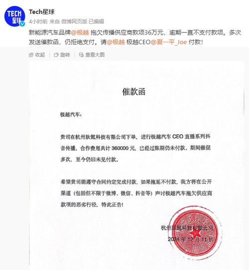 极越崩盘48小时：供应商堵门，员工社保被欠，车主售后无保障，谁来收拾这个烂摊子？  第3张