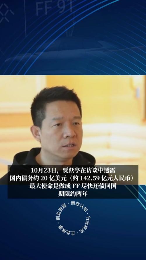 贾跃亭自曝回国倒计时：只需再还七八亿美元，债务重组背后的惊人真相  第8张