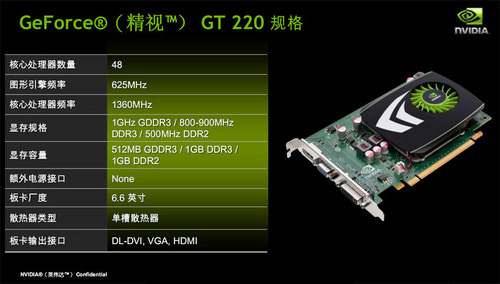 深入分析 NVIDIA GT220 显卡：性能表现、适用场景及市场位置  第3张