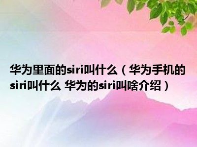 5G 技术加持，德版 Siri 手机引领智能语音助手新时代  第6张