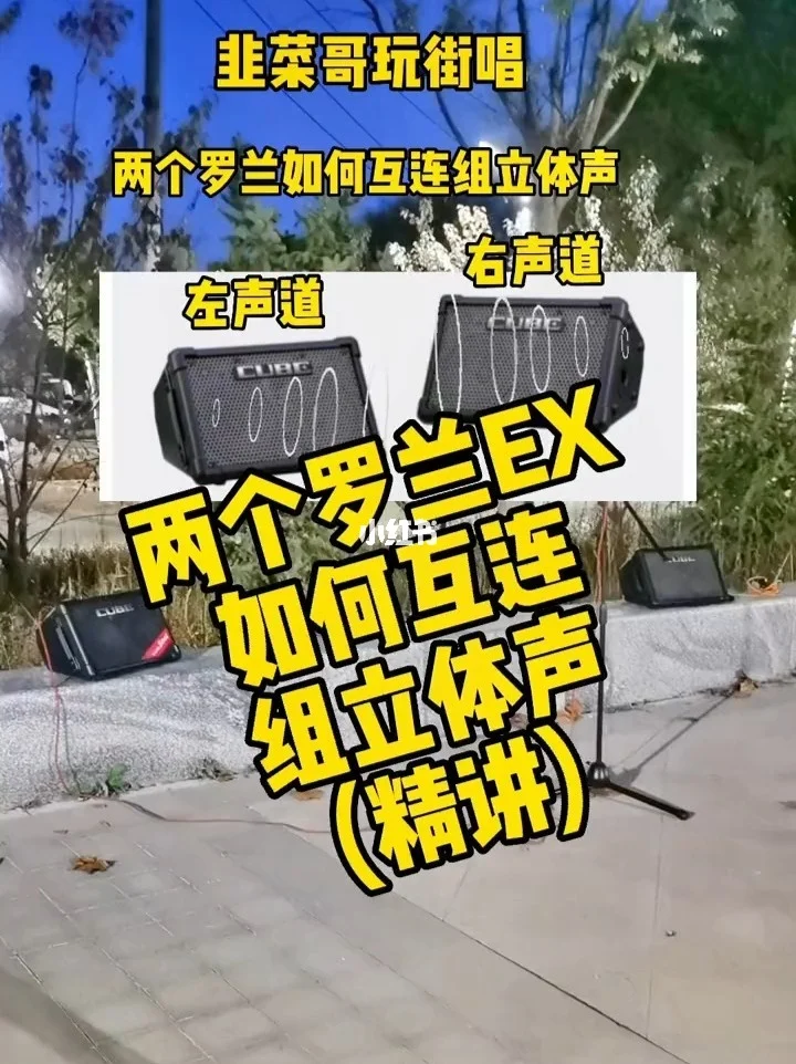 罗兰 ex 音箱与其他音箱连接的具体操作步骤  第4张