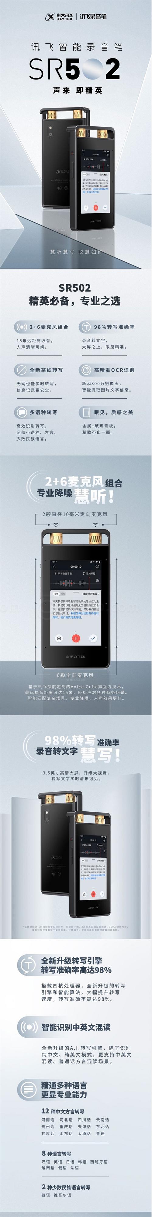 讯飞AI录音笔S8离线版：三重加密保障，商务谈判、调查取证信息安全无忧  第10张