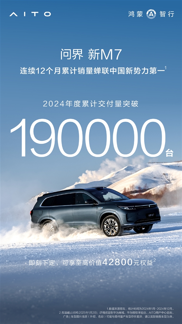 问界M7销量狂飙！2023年冲击20万台，华为智驾助力逆袭之路  第9张