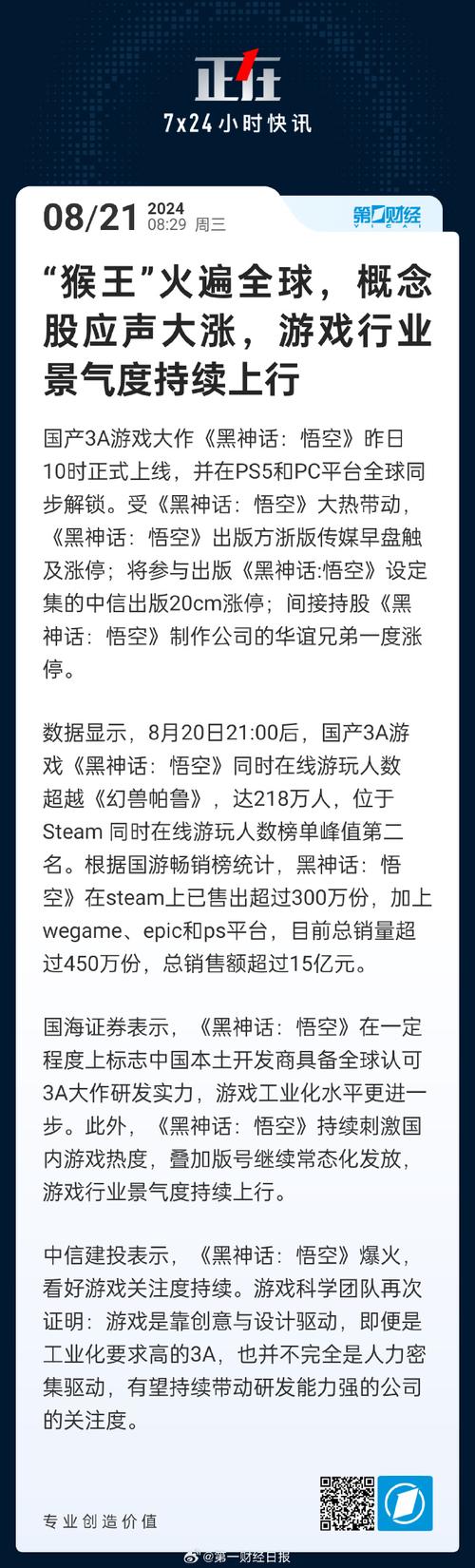 黑神话：悟空爆火背后：2300万套销量如何引爆PC硬件升级潮？  第5张