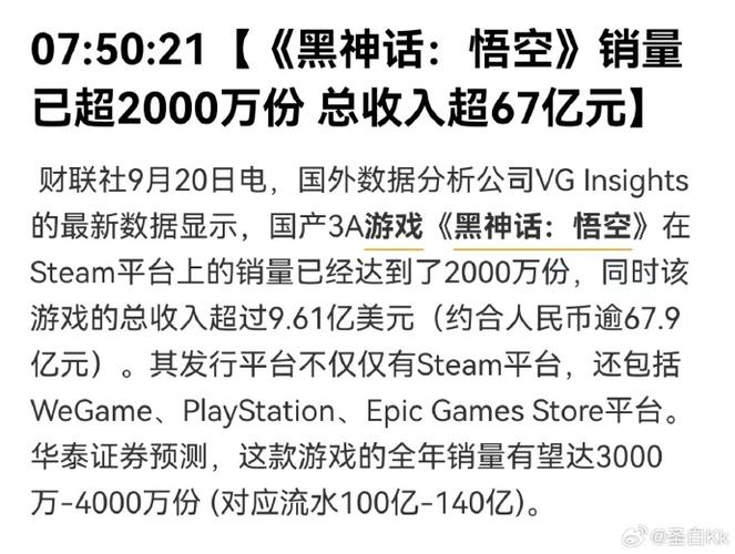 黑神话：悟空爆火背后：2300万套销量如何引爆PC硬件升级潮？  第9张