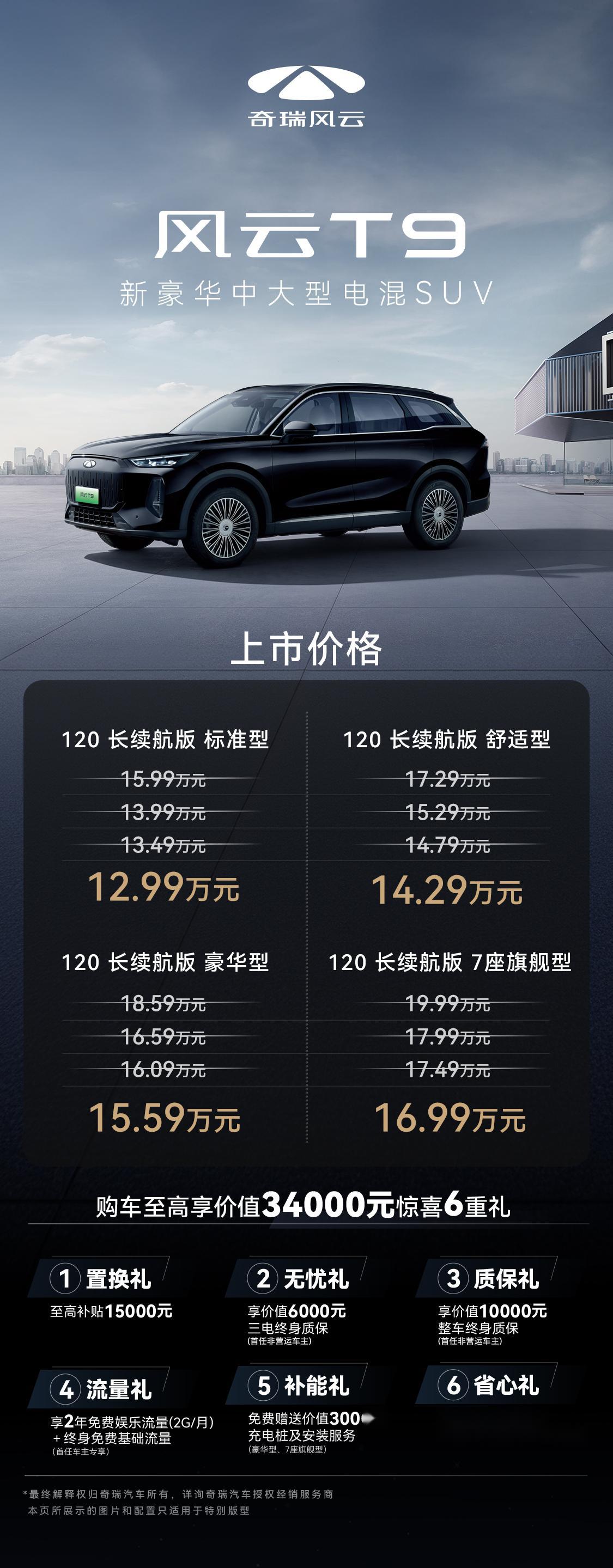 奇瑞风云 T9 超长续航版震撼上市，限时国补价仅 14.89 万元  第5张