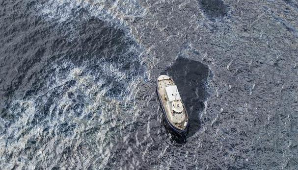 黑海风暴引发灾难性石油泄漏，数十公里海岸线遭污染，生态危机迫在眉睫  第4张