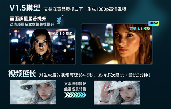 快手可灵 AI API 服务重大升级，新增 v1.5 高品质模型和视频延长功能  第11张