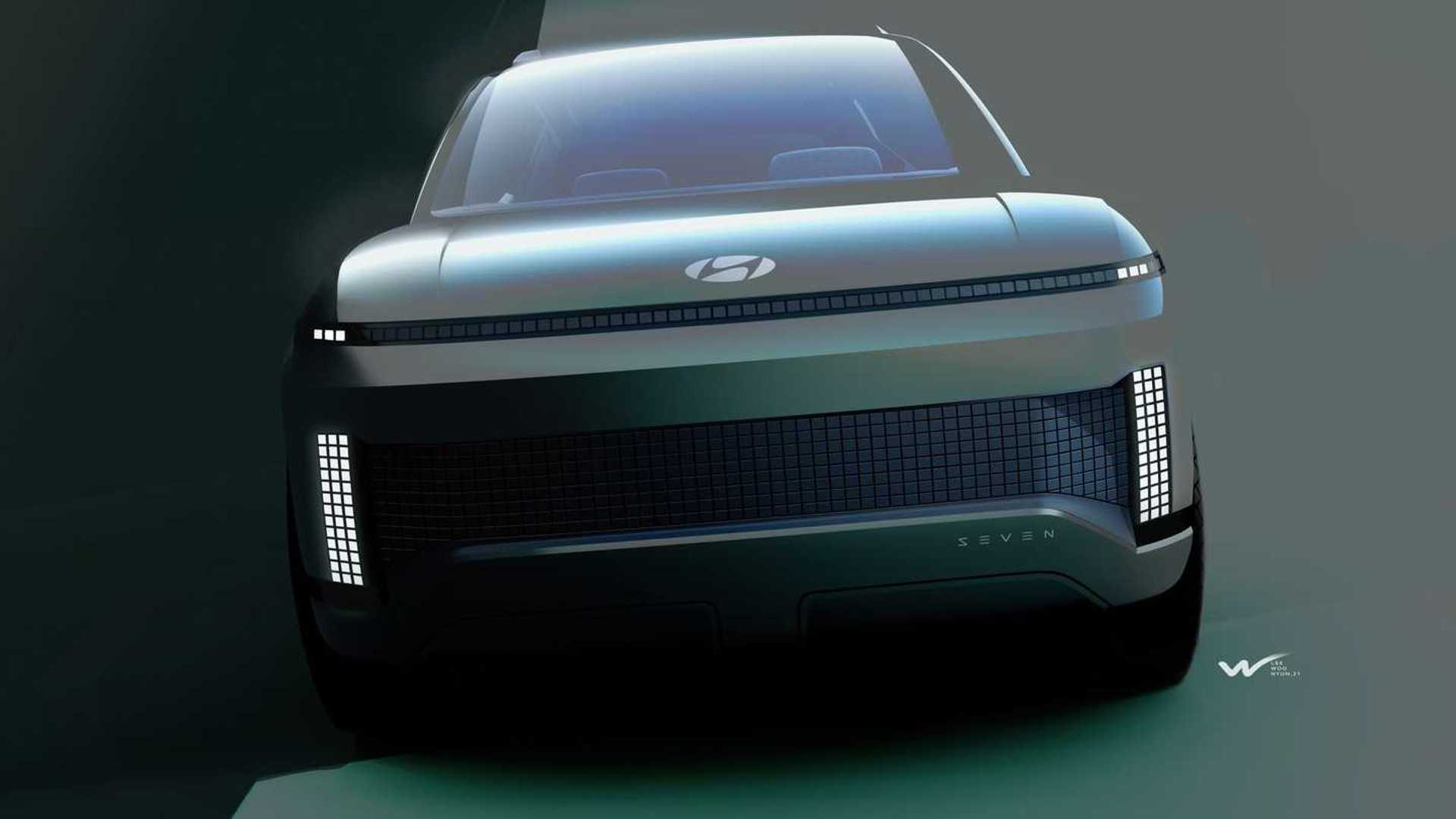 2025 年上市！现代 IONIQ 9 官图发布，纯电 SUV 造型竟与理想 MEGA 如此相似？