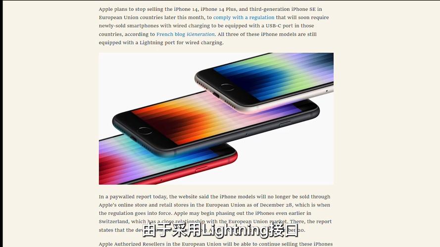 苹果iPhone 14系列在欧盟停售，Lightning接口成历史？  第12张