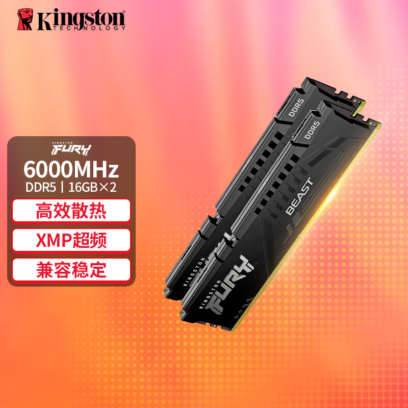 重磅解析！金士顿野兽DDR5内存：速度猛如野兽，容量震撼32GB  第4张